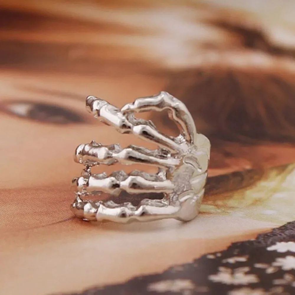 Skeleton Hand Ear Cuff  - Picture 2 of 5
